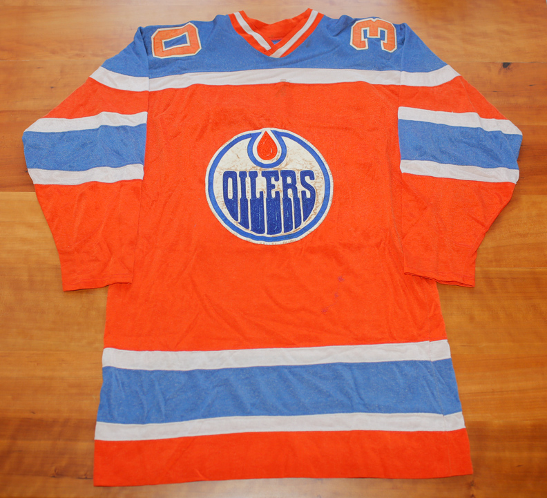 WHA 1972-73 Alberta Oilers Away Hockey Jersey — BORIZ